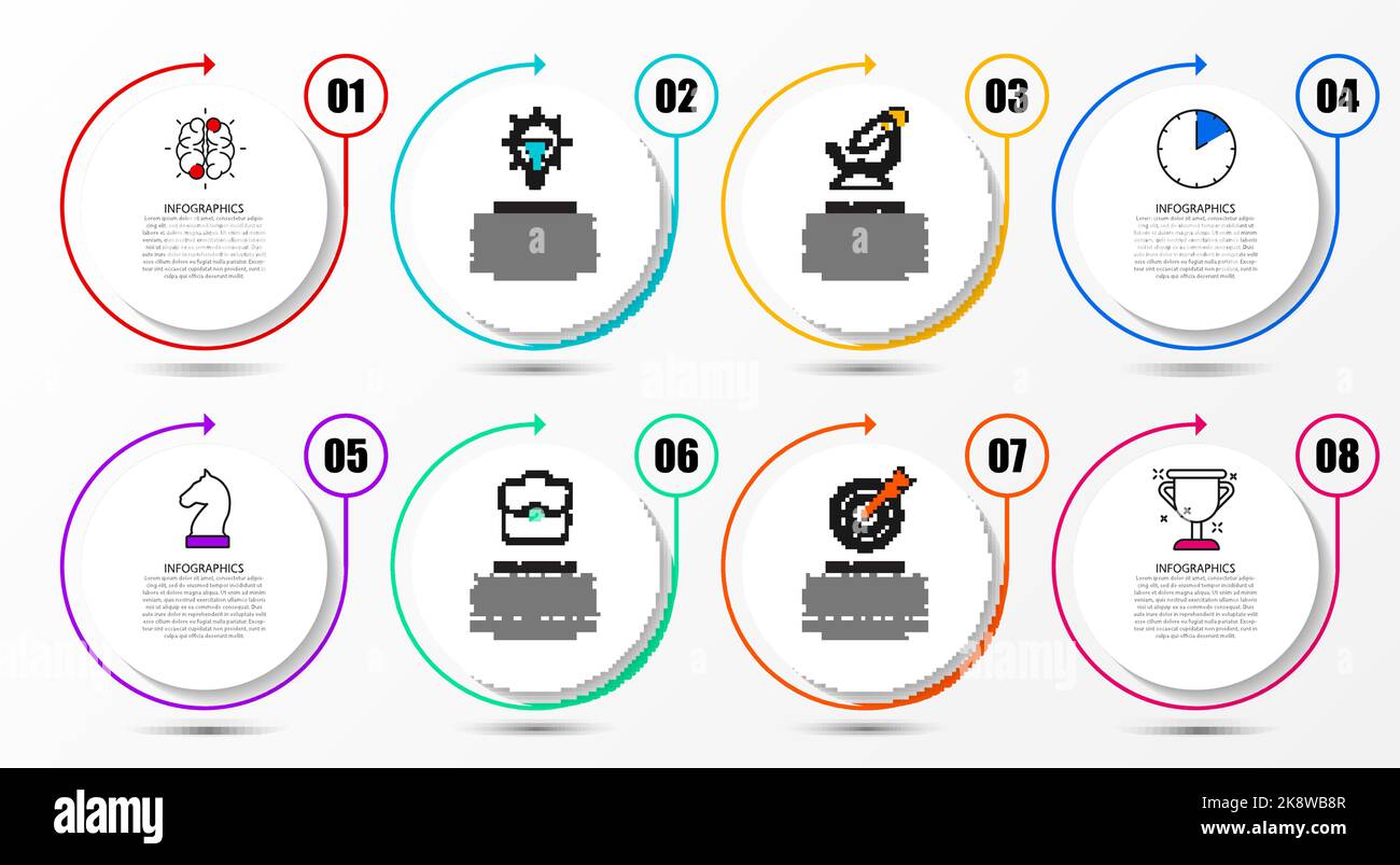 Infographic design template. Creative concept with 8 steps. Can be used ...