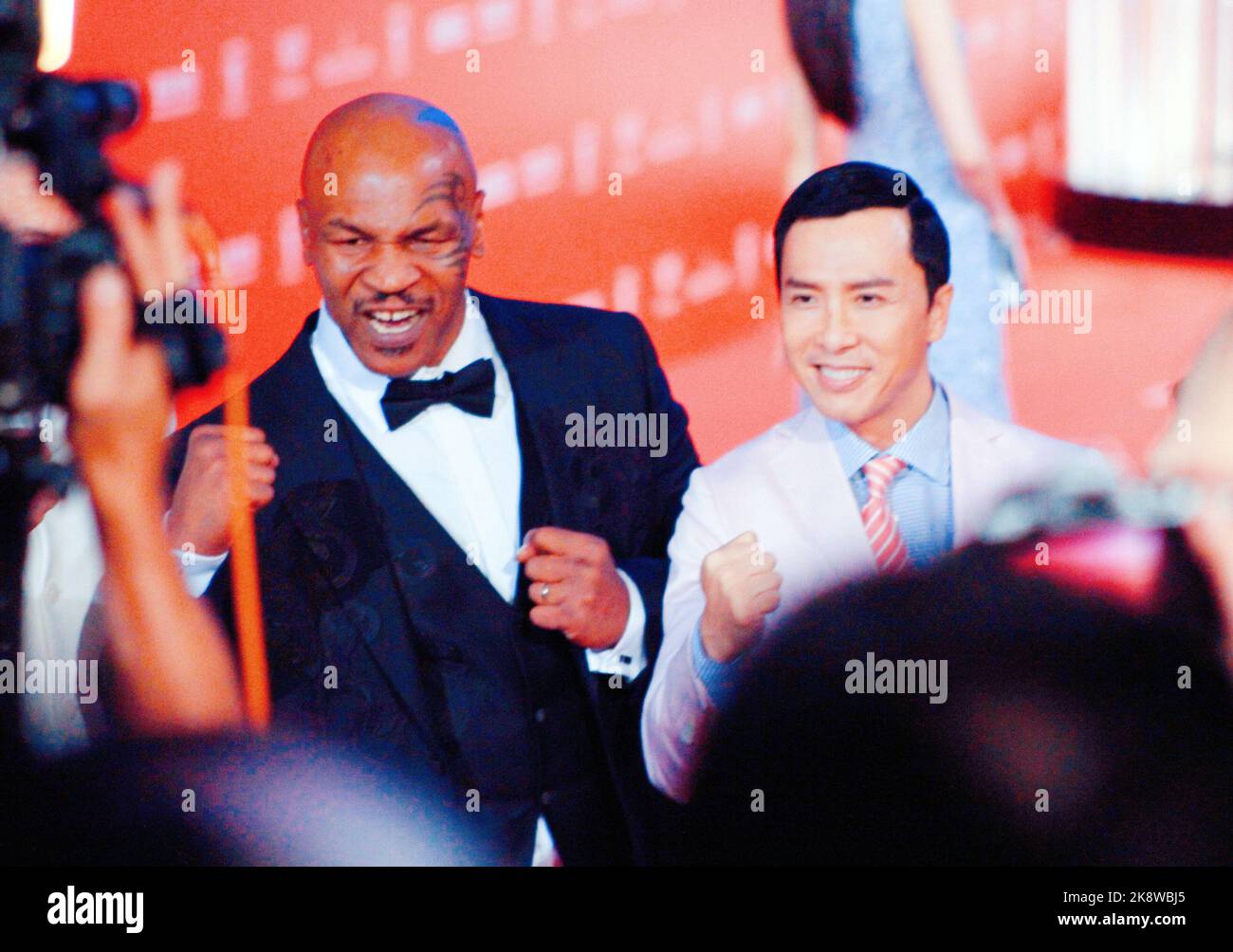SHANGHAI, CHINA JUNE 13, 2015 Former US boxing champion Mike Tyson