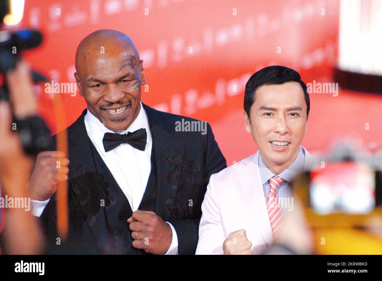 SHANGHAI, CHINA JUNE 13, 2015 Former US boxing champion Mike Tyson