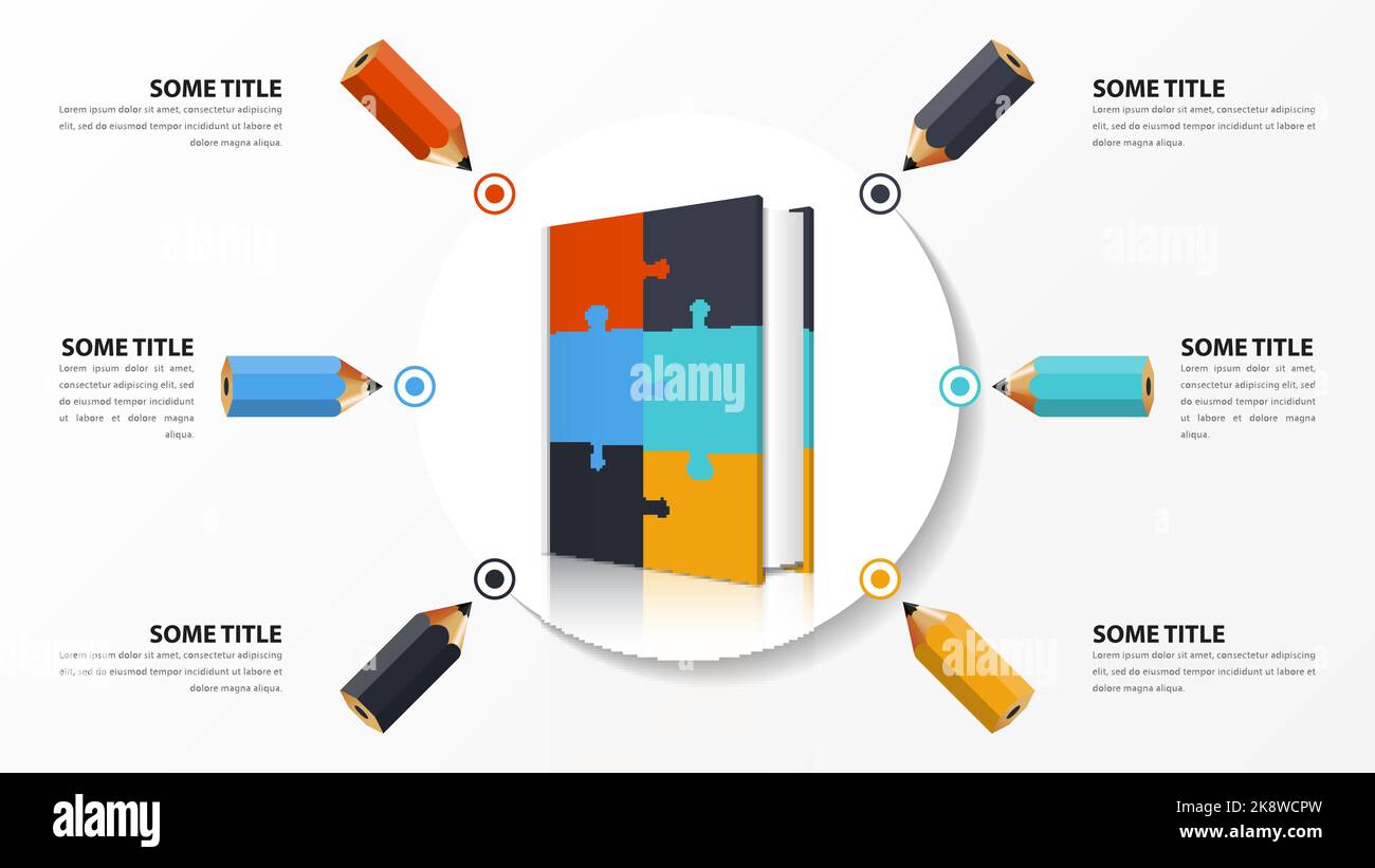 Infographic design template. Creative concept with 6 steps. Can be used ...