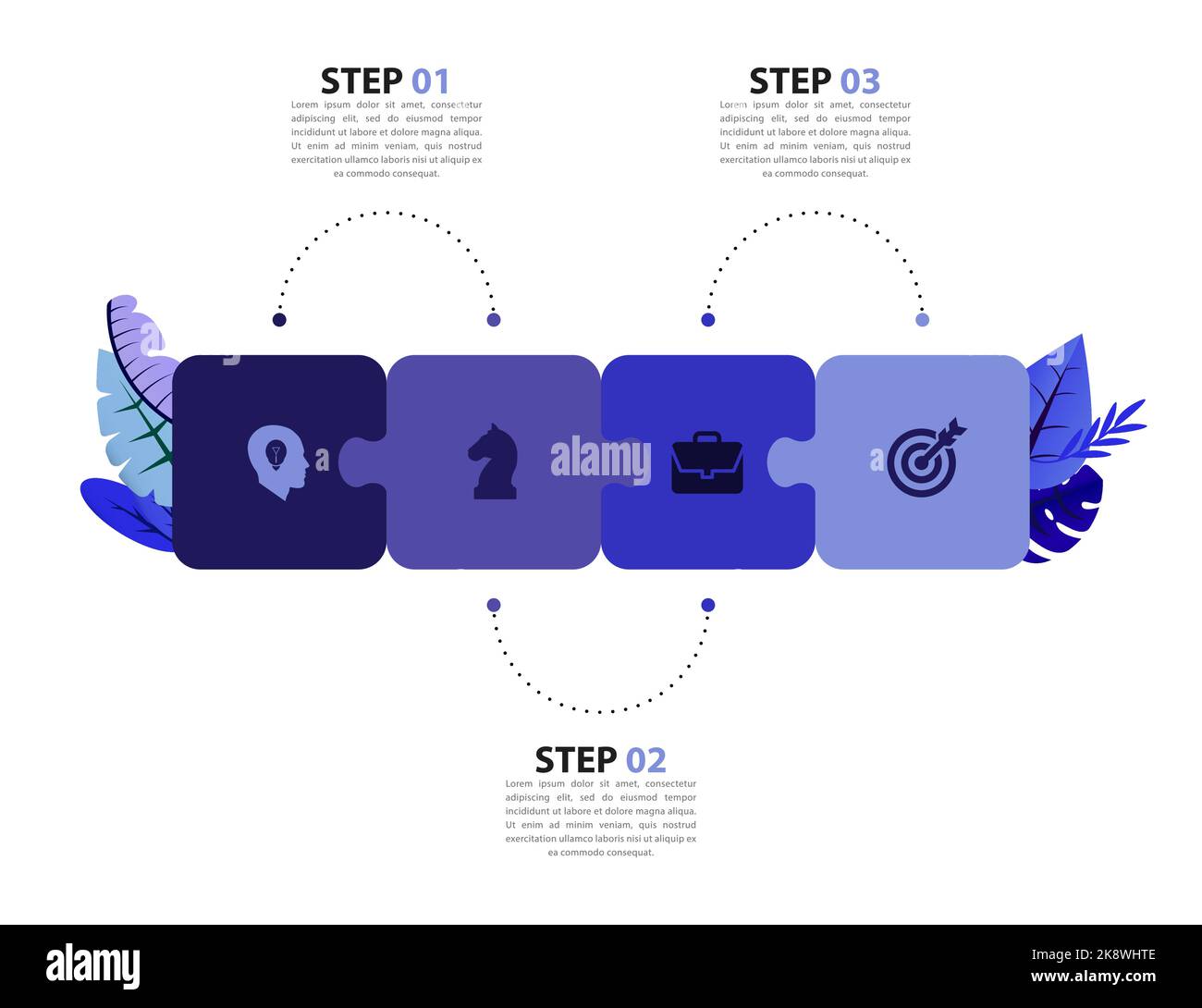 Infographic design template. Creative concept with 3 steps. Can be used for workflow layout, diagram, banner, webdesign. Vector illustration Stock Vector