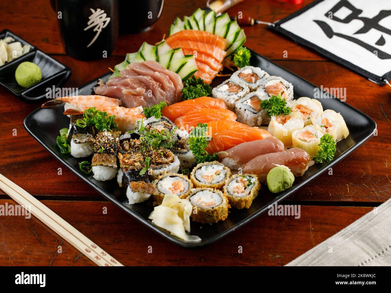 Sushi platter Stock Photo