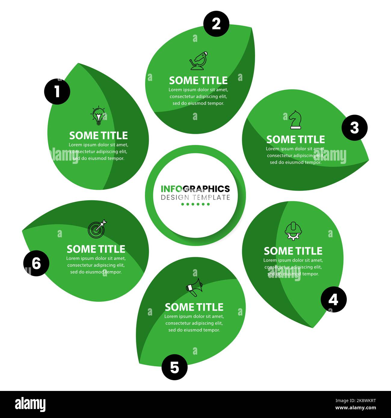 Infographic template with icons and 6 options or steps. Circle. Can be ...