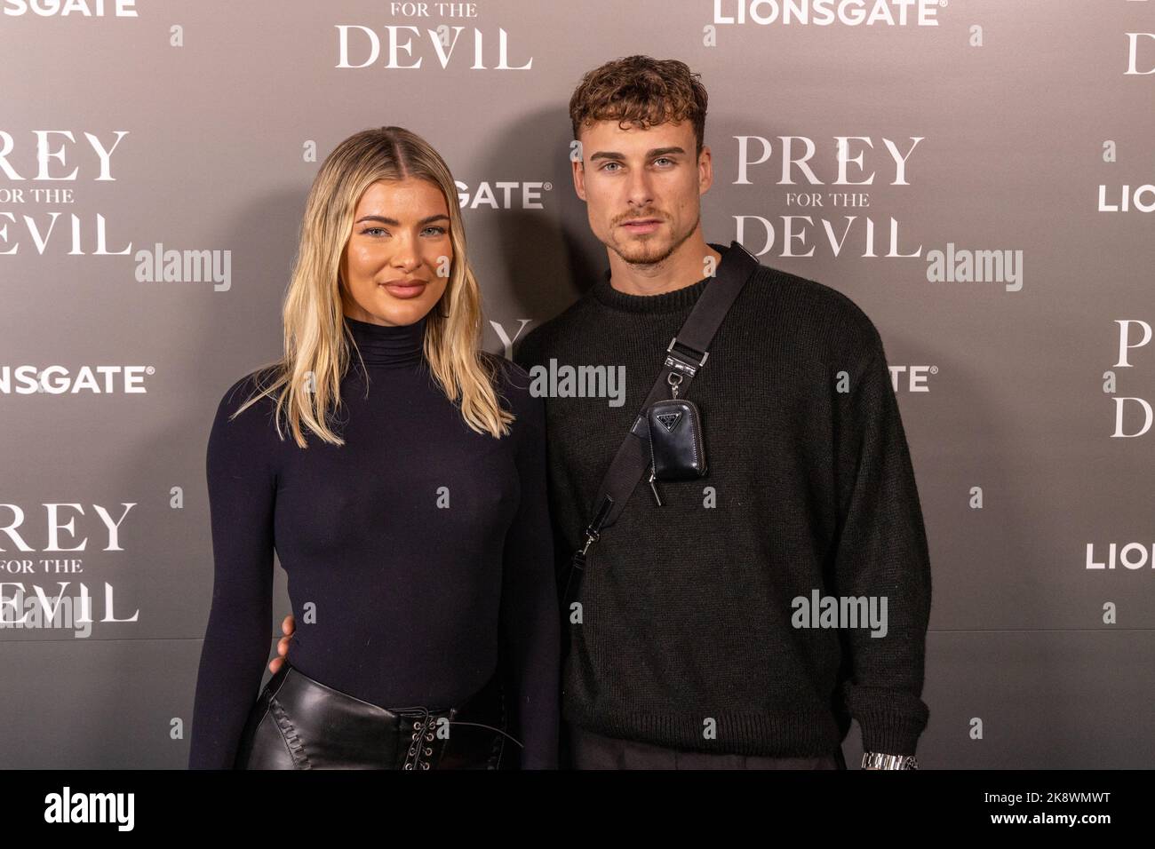London, UK. 24th Oct, 2022. Emily Olivia and Koris Sampson attend the