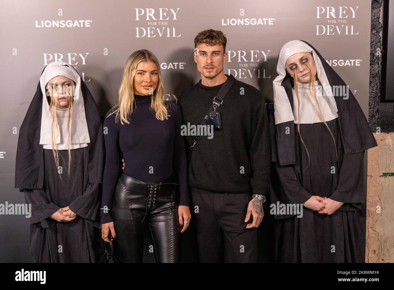 London, UK. 24th Oct, 2022. Emily Olivia and Koris Sampson attend the
