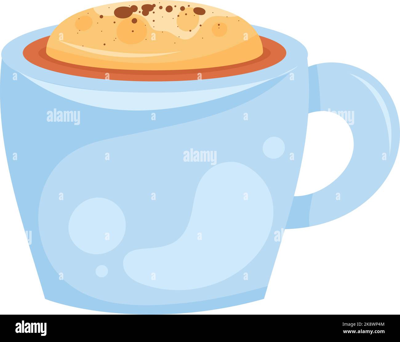 coffee in blue cup icon Stock Vector Image & Art - Alamy