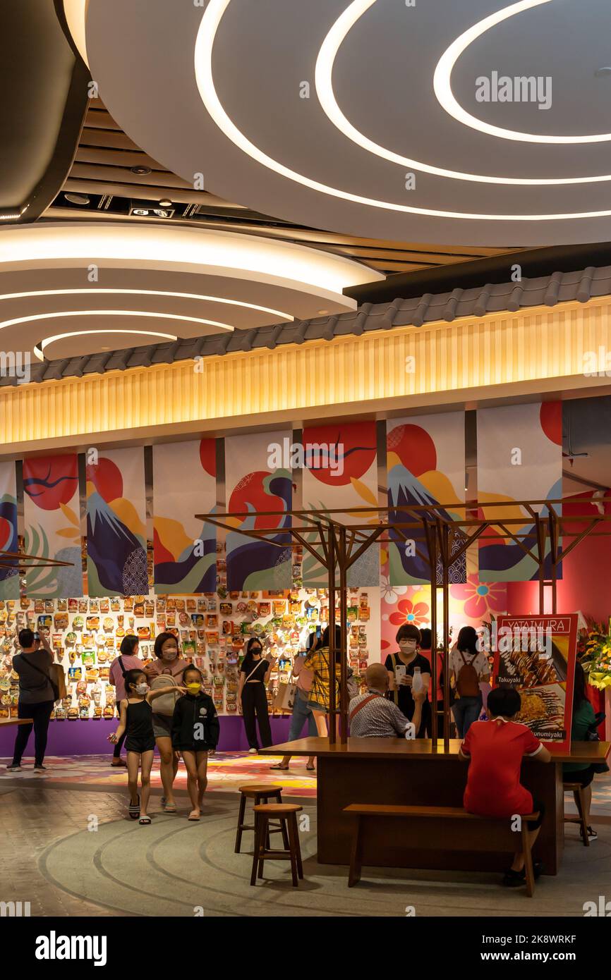 Kuala Lumpur,Malaysia - October 24,2022 : Scenics view of the Tokyo Town in Pavilion Bukit Jalil,it’s filled with Japanese food, retail, arts and cult Stock Photo