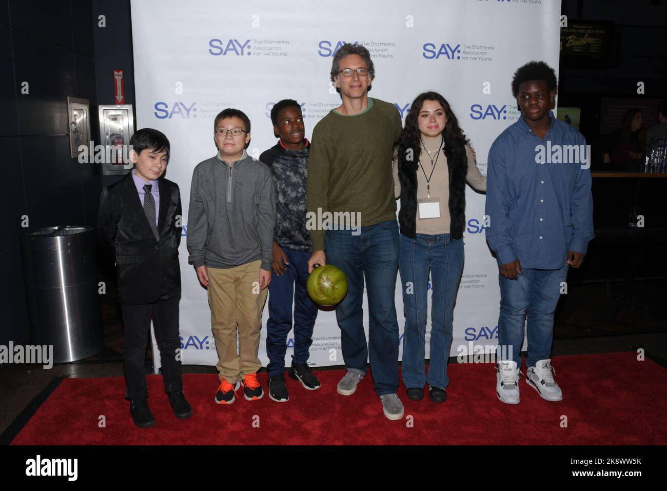 New York, USA. 24th Oct, 2022. Ben Shenkman attends Paul Rudd's 9th Annual All-Star Bowling Benefit for The Stuttering Association for the Young held at Bowlero Chelsea Piers in New York, NY, on October 24, 2022. (Photo by Efren Landaos/Sipa USA) Credit: Sipa USA/Alamy Live News Stock Photo