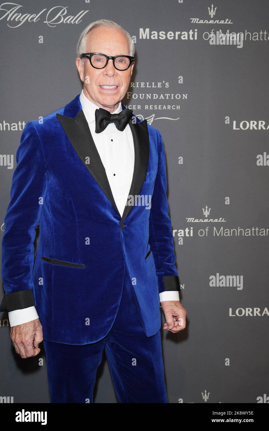 New York, NY, USA. 24th Oct, 2022. Tommy Hilfiger at arrivals for 2022 Angel Ball Benefitting Gabrielle's Angel Foundation for Cancer Research, Cipriani Wall Street, New York, NY October 24, 2022. Credit: Kristin Callahan/Everett Collection/Alamy Live News Stock Photo