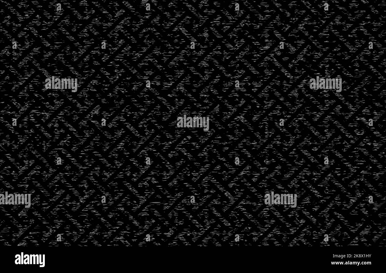 Vintage Japanese patterns in black and white, Japanese patterns Stock