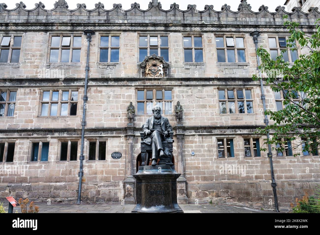 Shrewsbury, UK-  July 14, 2022: The Town Council building in Shrewsbury, England. Stock Photo