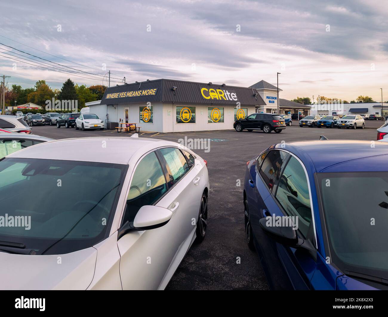 Yorkville , New York Oct 6, 2022 Landscape Wide View of Carite of