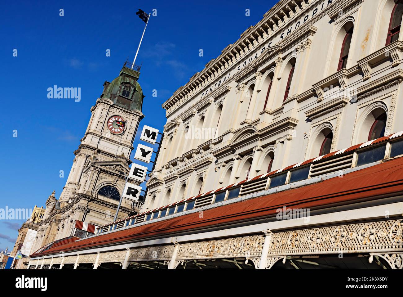 Ballarat Australia / Exterior view of Central Square Shopping Centre