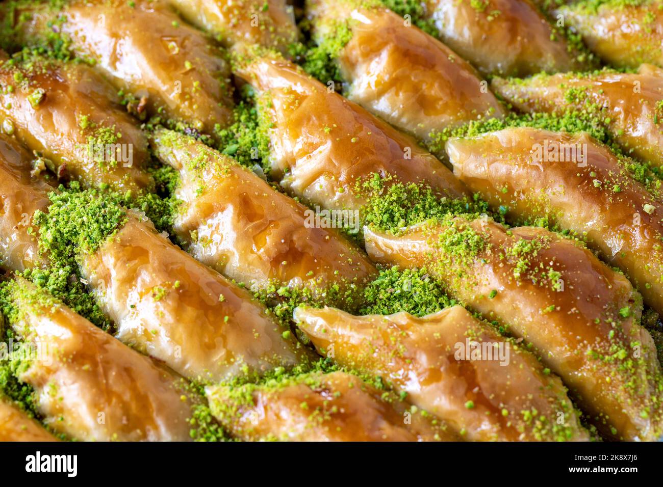 Pistachio Sobiyet Baklava Traditional Turkish Cuisine Delicacies