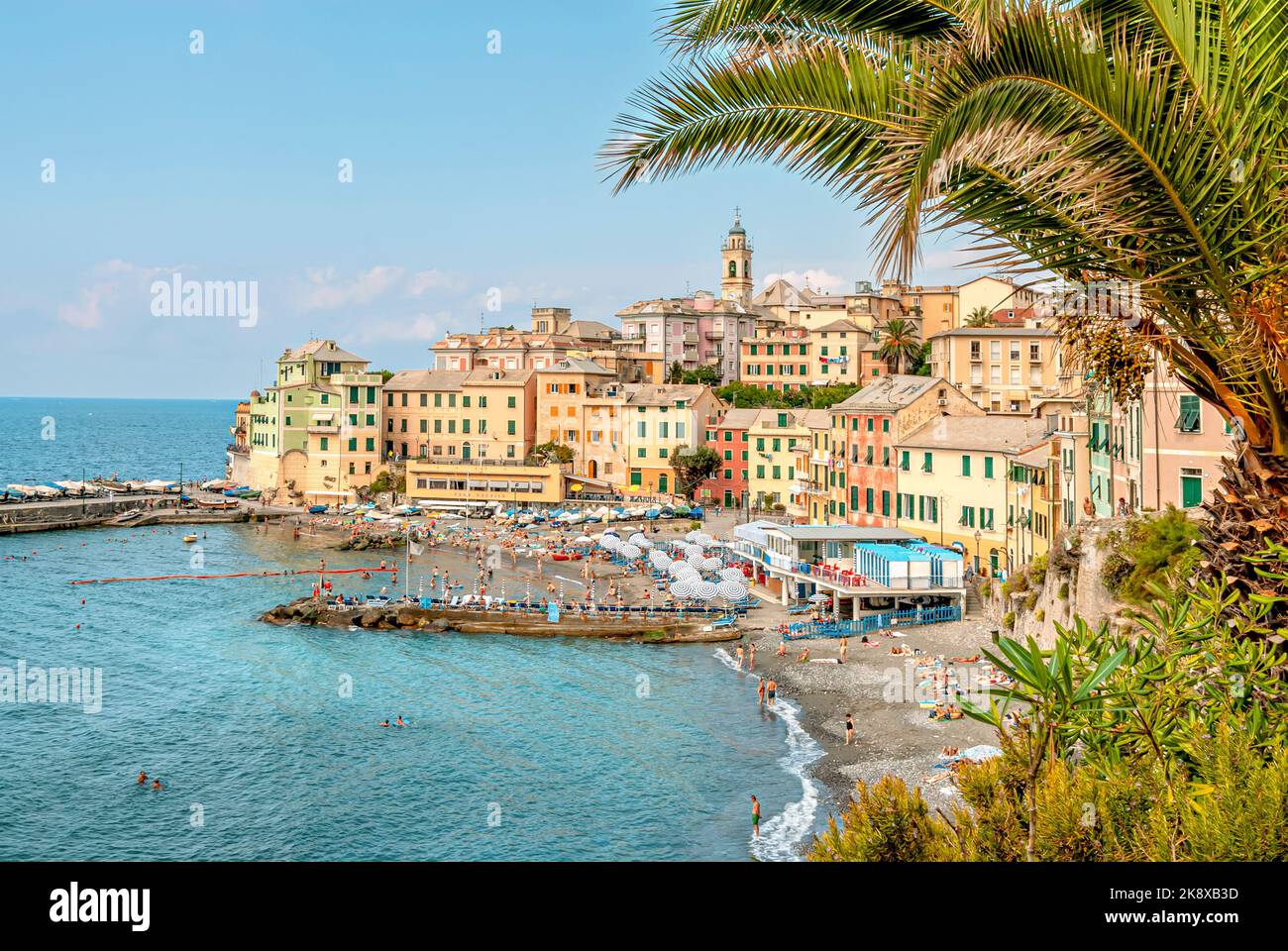 Scenic view at Bogliasco, Rivera di Levante, Liguria, Italy Stock Photo