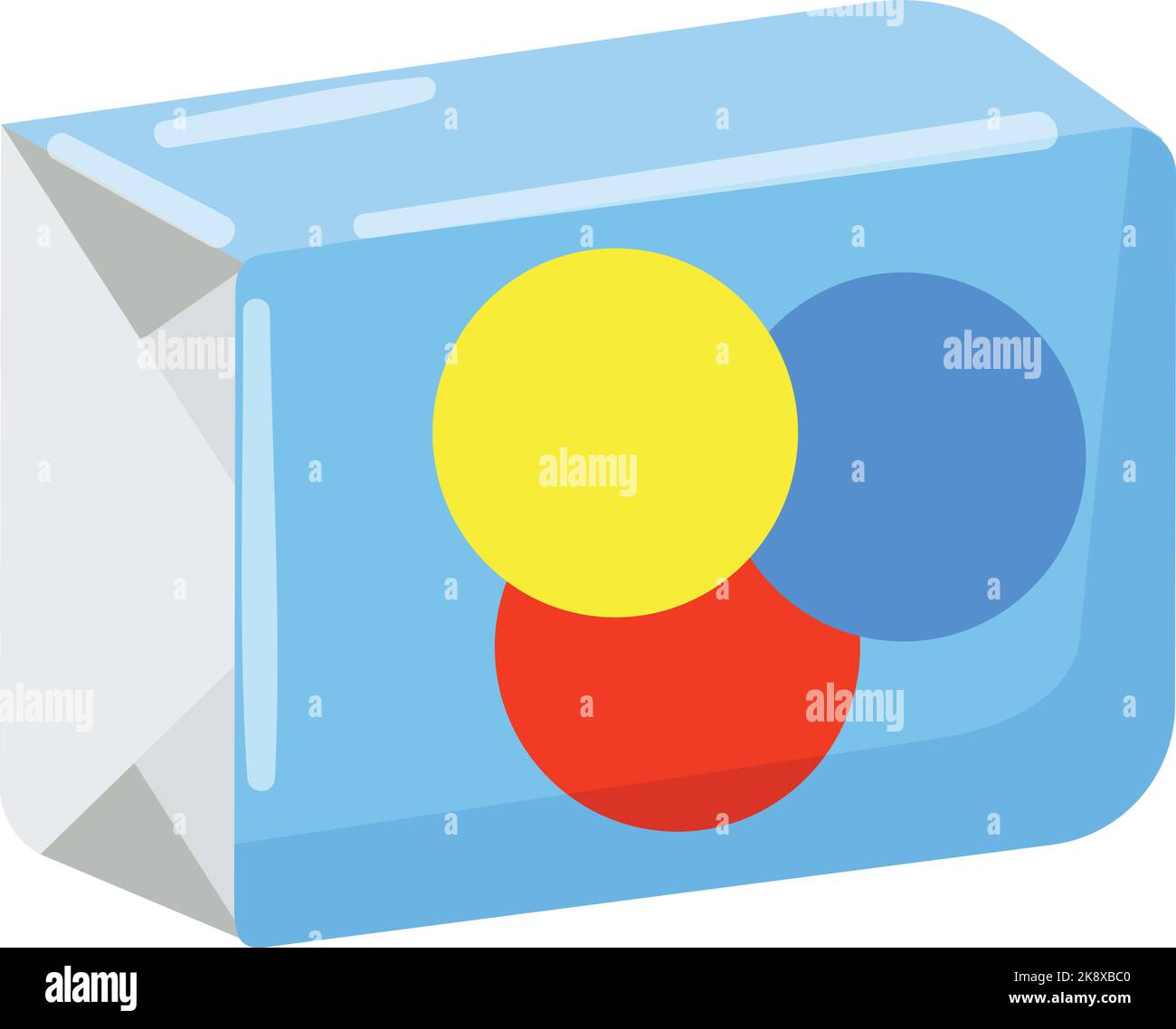 Bubble gum icon cartoon vector. Candy pack Stock Vector Image & Art Alamy