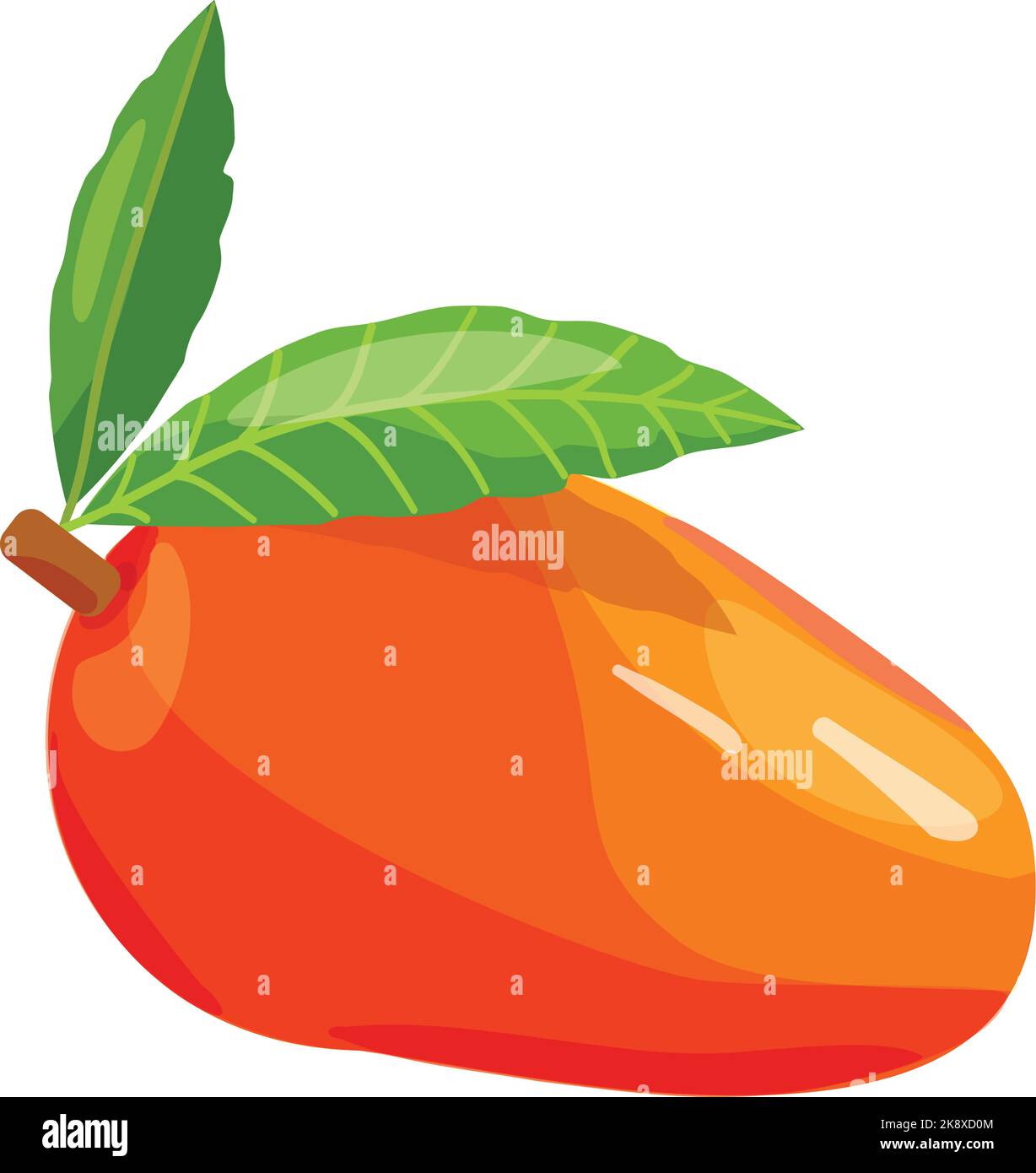 Ripe mango icon cartoon vector. Fresh food Stock Vector Image & Art - Alamy
