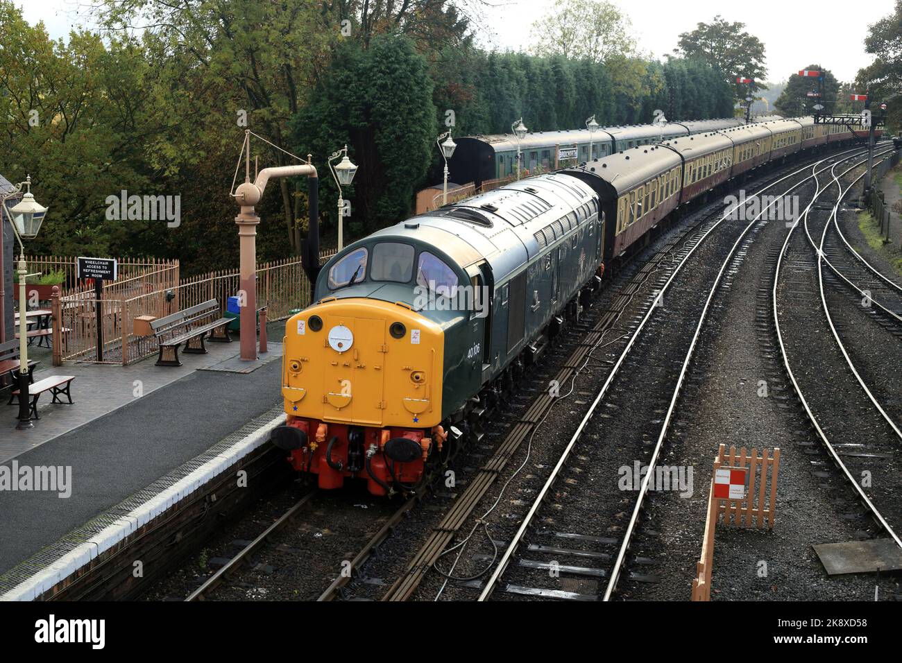 British rail class 40 40106 atlantic conveyor diesel electric