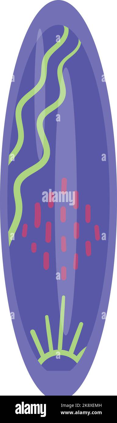 Wave surfboard icon cartoon vector. Surf board Stock Vector Image & Art ...
