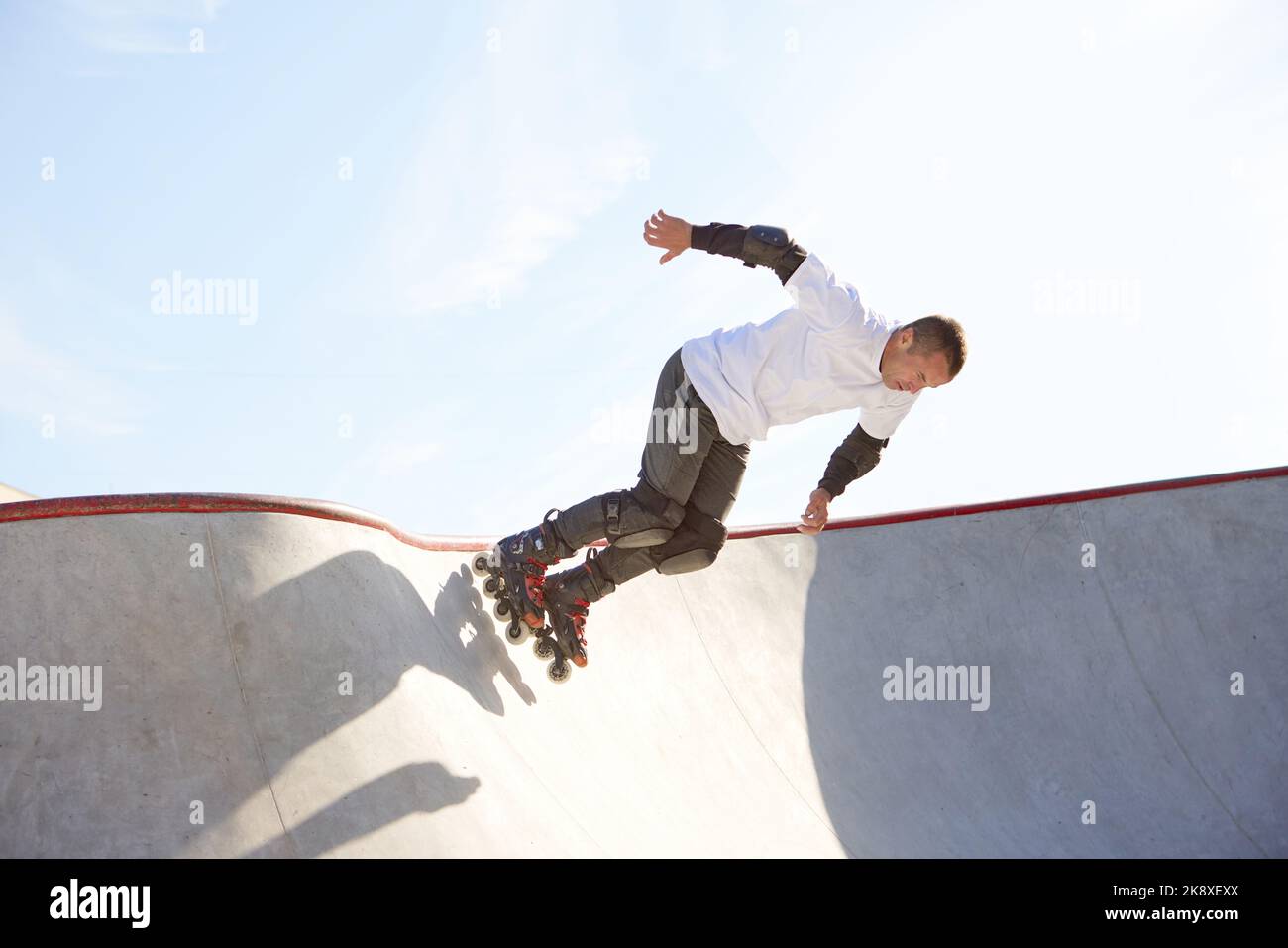 Inline skates and jump hires stock photography and images Alamy