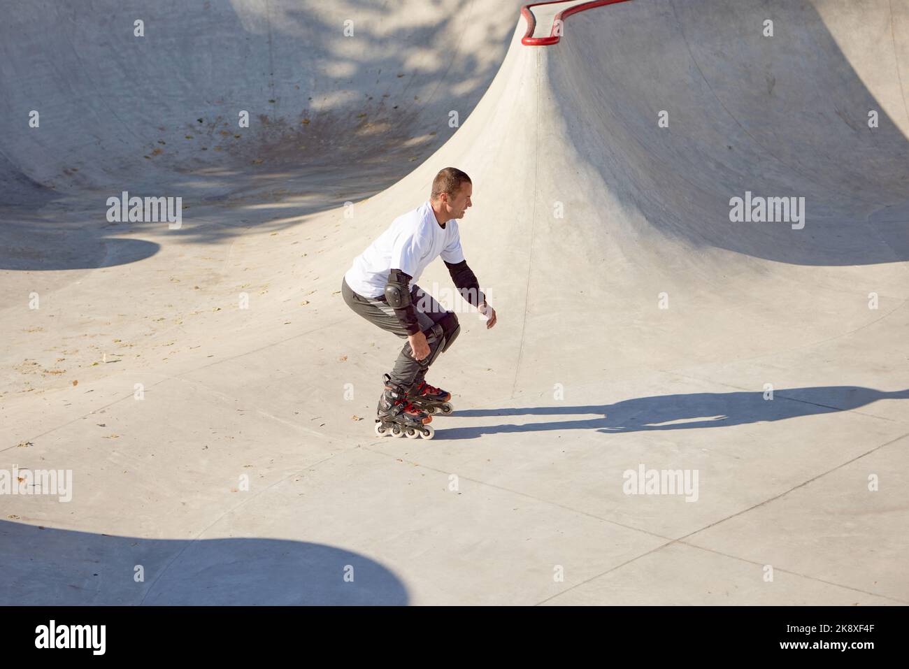 Inline skates and jump hires stock photography and images Alamy