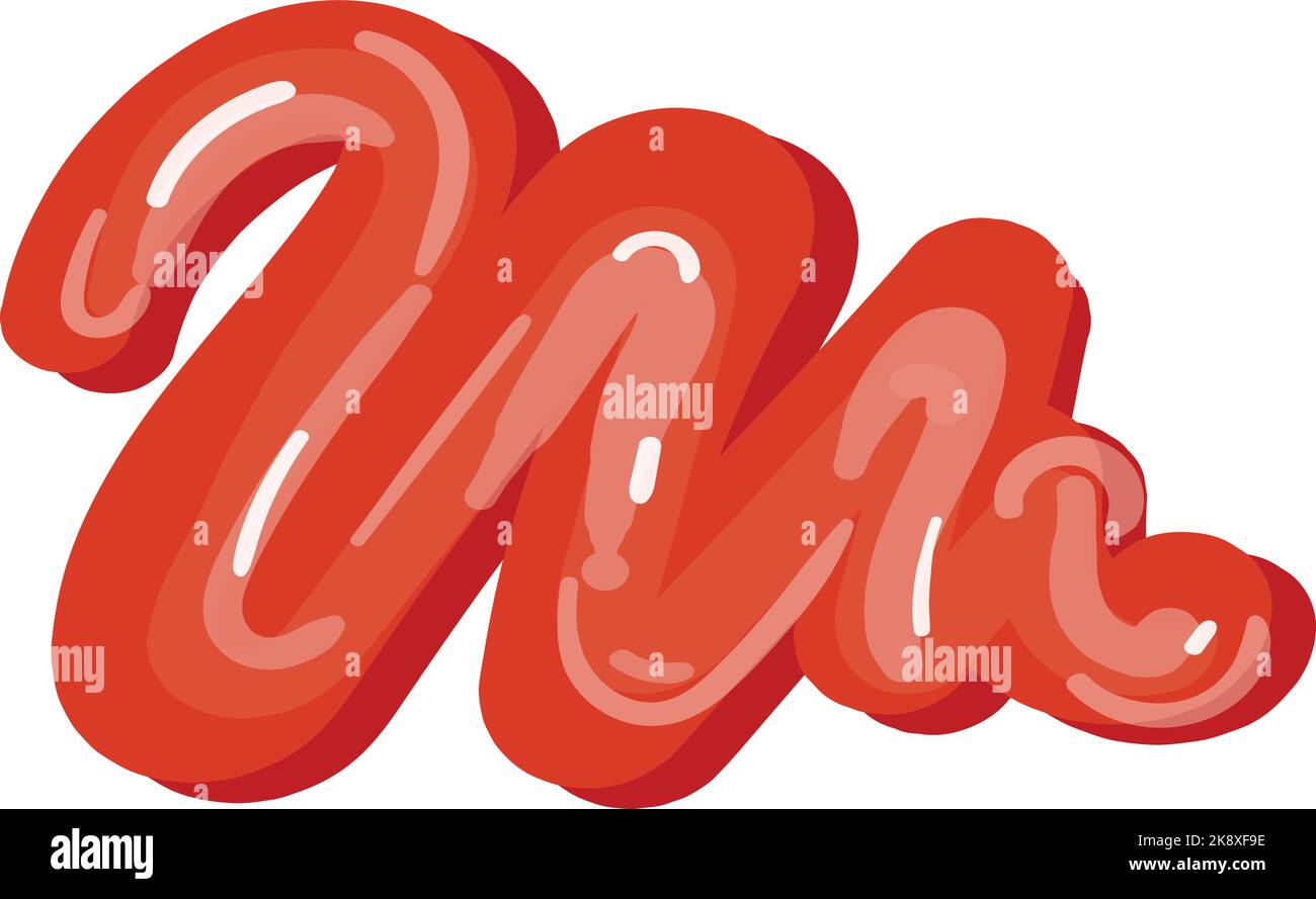 Ketchup sauce icon cartoon vector. Bun meat Stock Vector Image & Art
