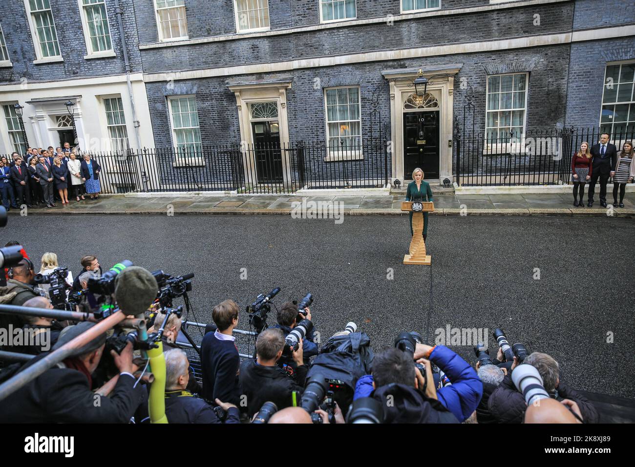 London, UK. 25th Oct, 2022. Liz Truss, British Prime Minister, during
