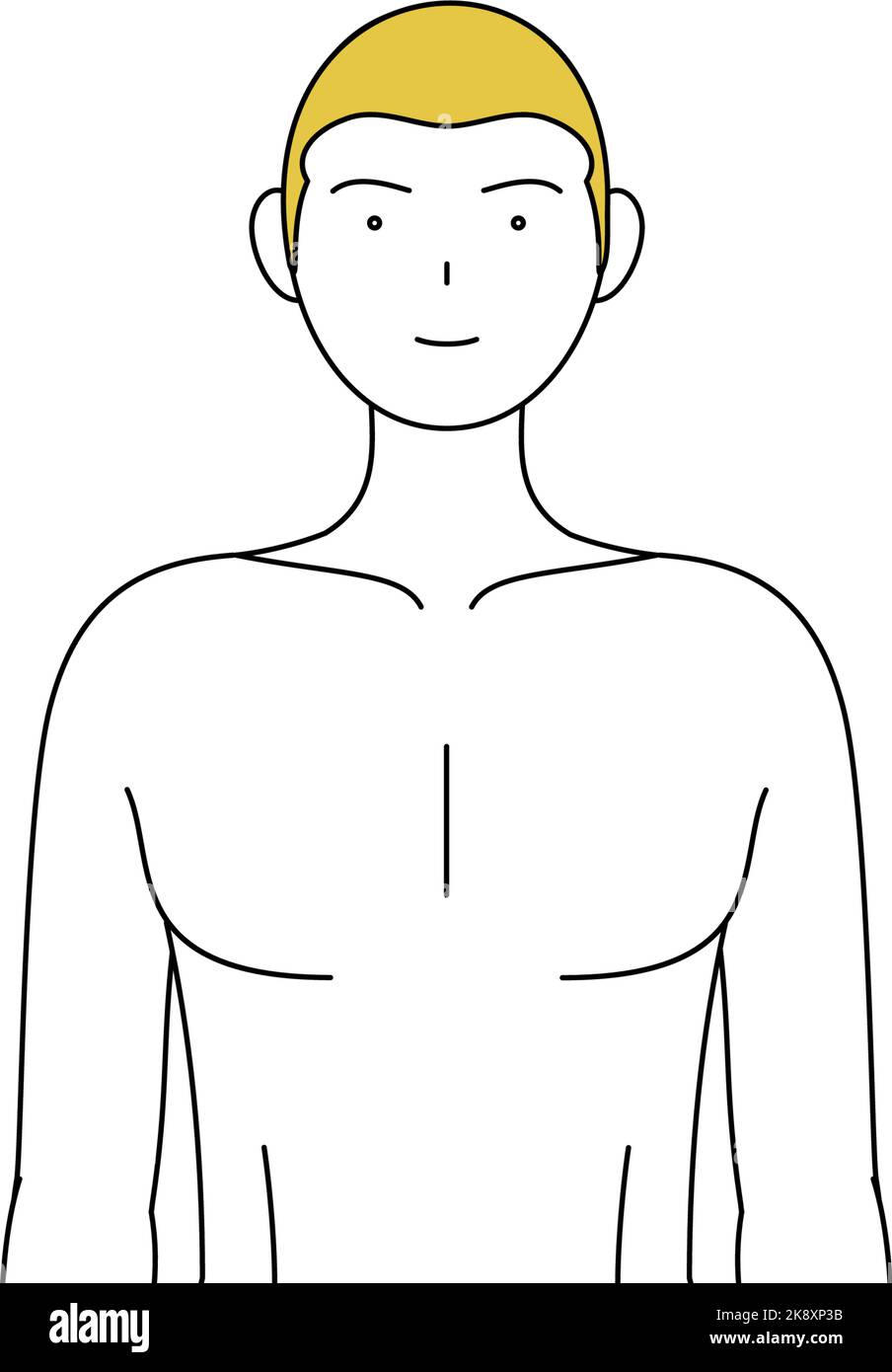 Person facing forward Stock Vector Images - Alamy