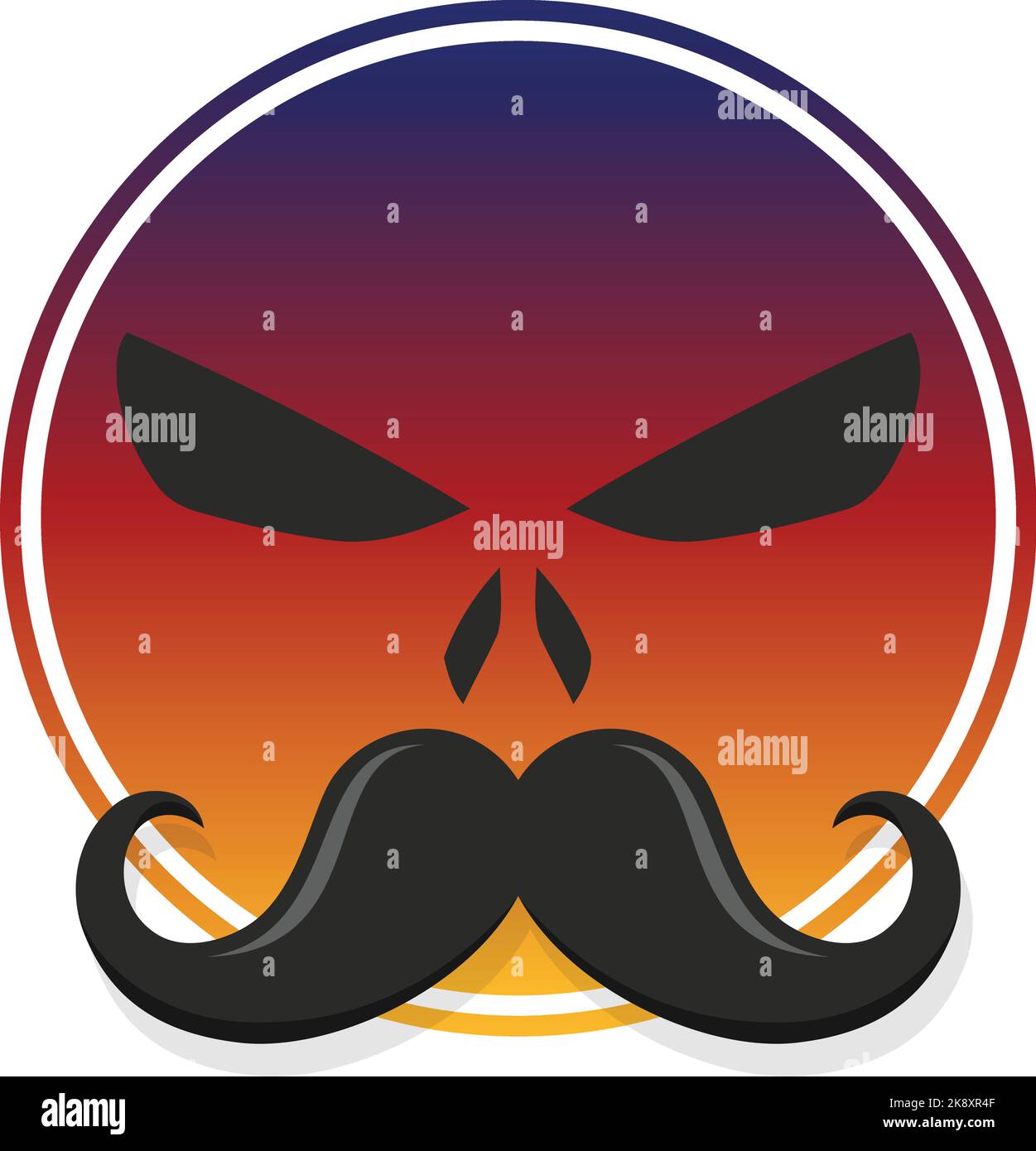 Emoji Skull Moustache Design Illustration EPS 10 Editable Vector emoji-skull-moustache-design-illustration-eps-10-editable-vector