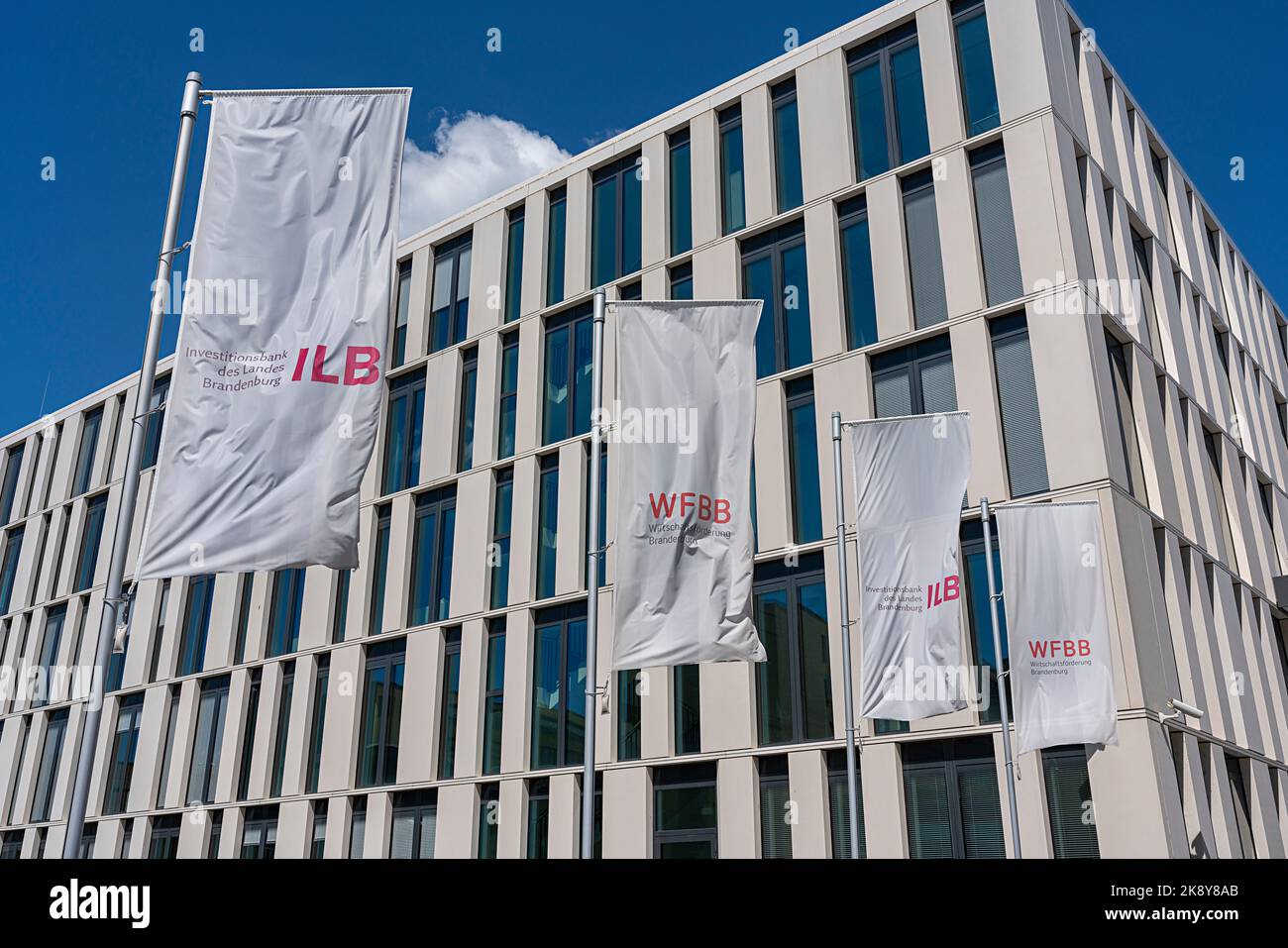 Investitionsbank Des Landes Brandenburg, Babelsberger Straße, Potsdam, Brandenburg, Germany Stock Photo