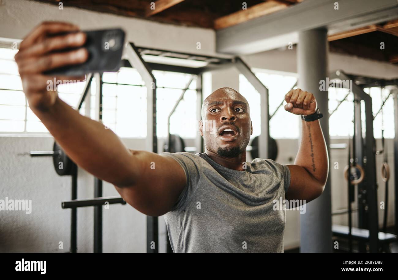 Bicep Flex Selfie