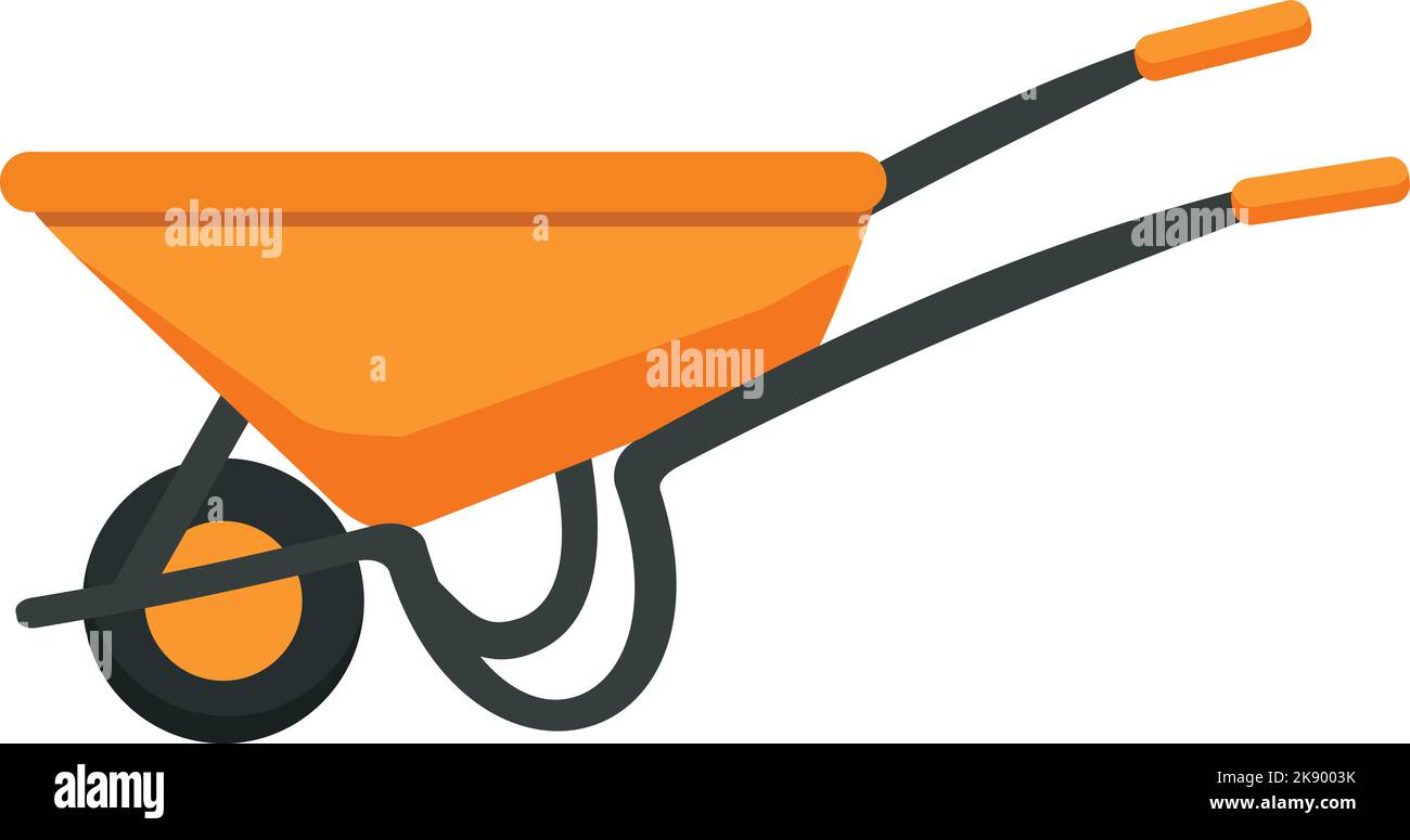 Wheelbarrow icon cartoon vector. Farm tool Stock Vector Image & Art - Alamy