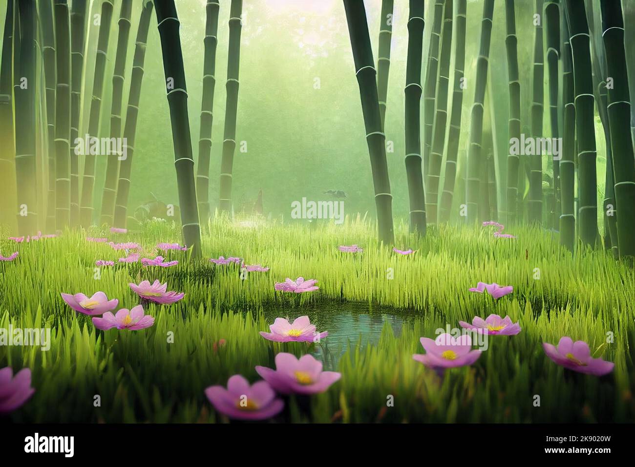 Illustration of water lilies hi-res stock photography and images - Alamy