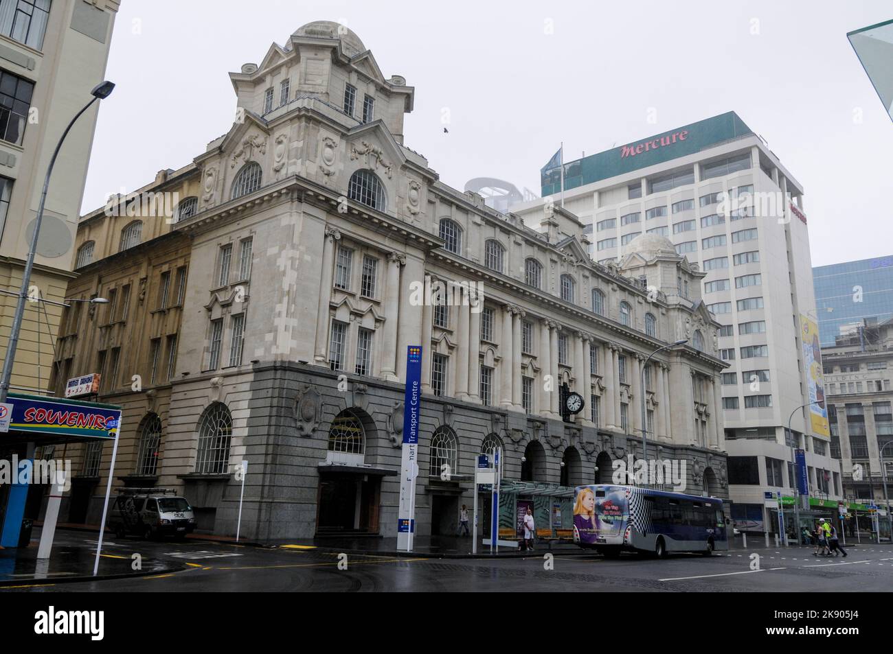 Auckland mainline rail station in Queen Street, Auckland on North