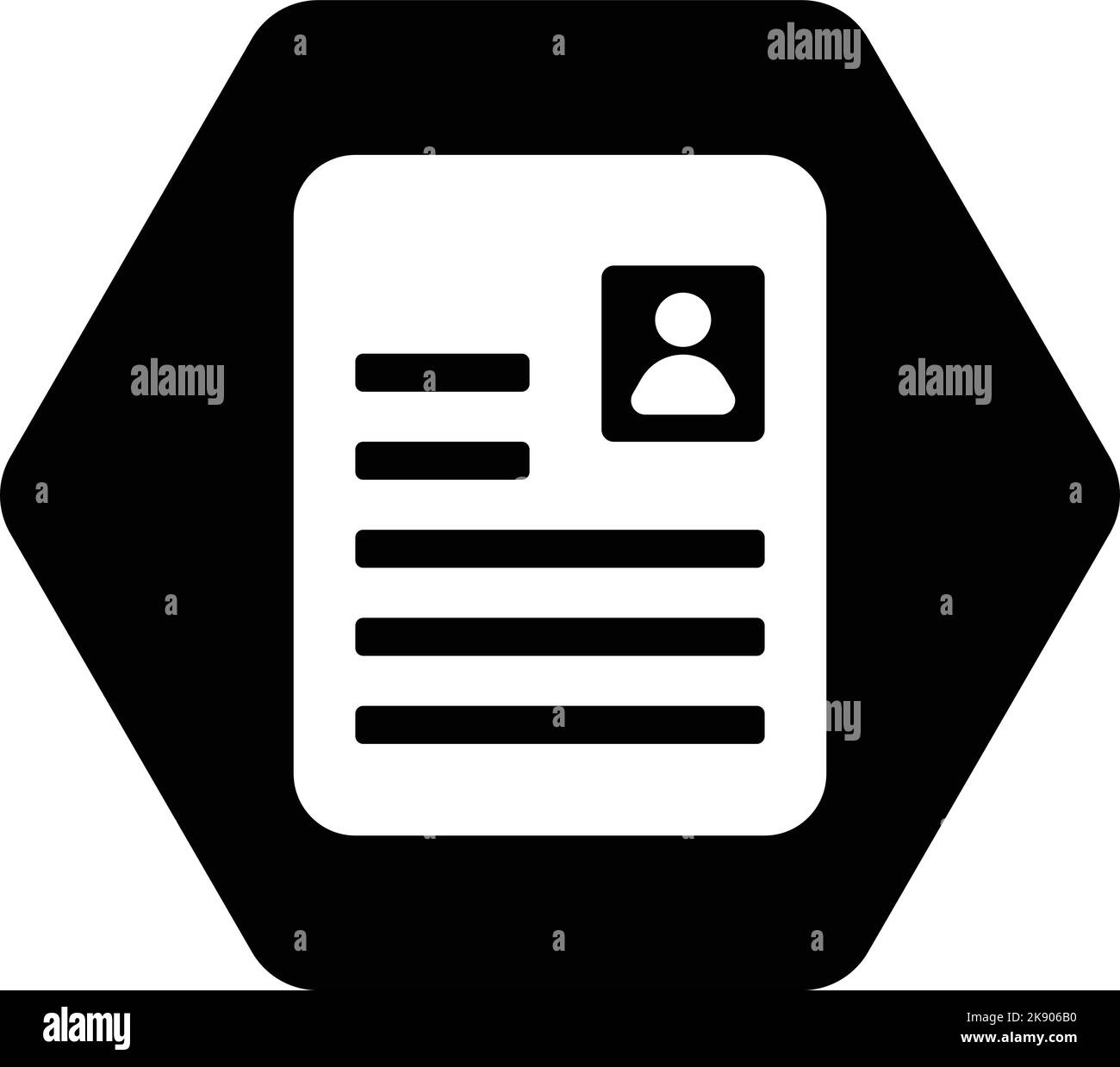Application approved contract round icon Stock Vector