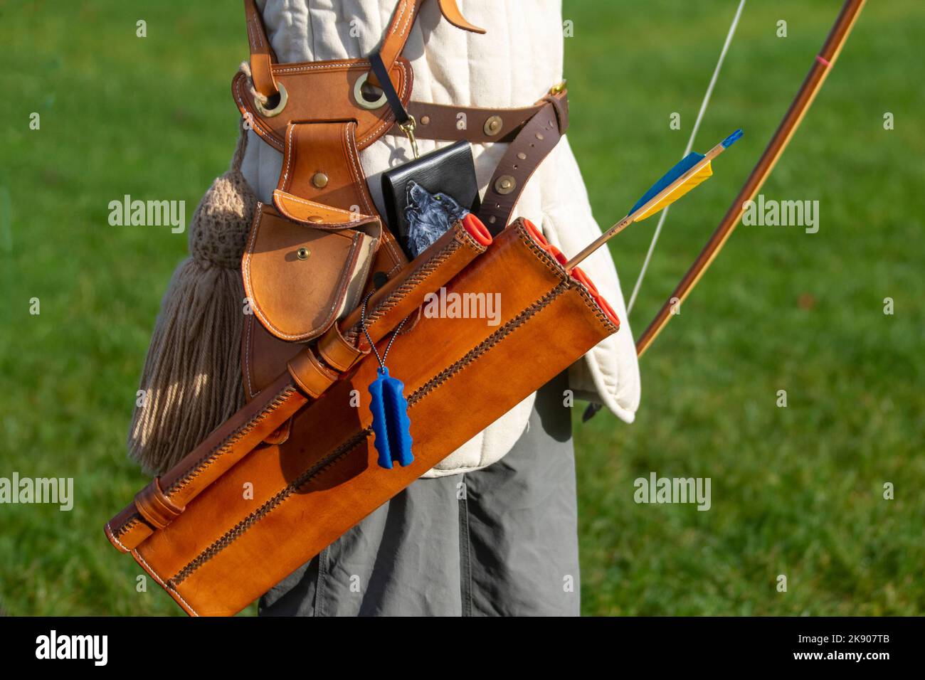 SAMLESBURY LONGBOW ARCHERS THE BATTLE OF AGINCOURT 1415 reenactment