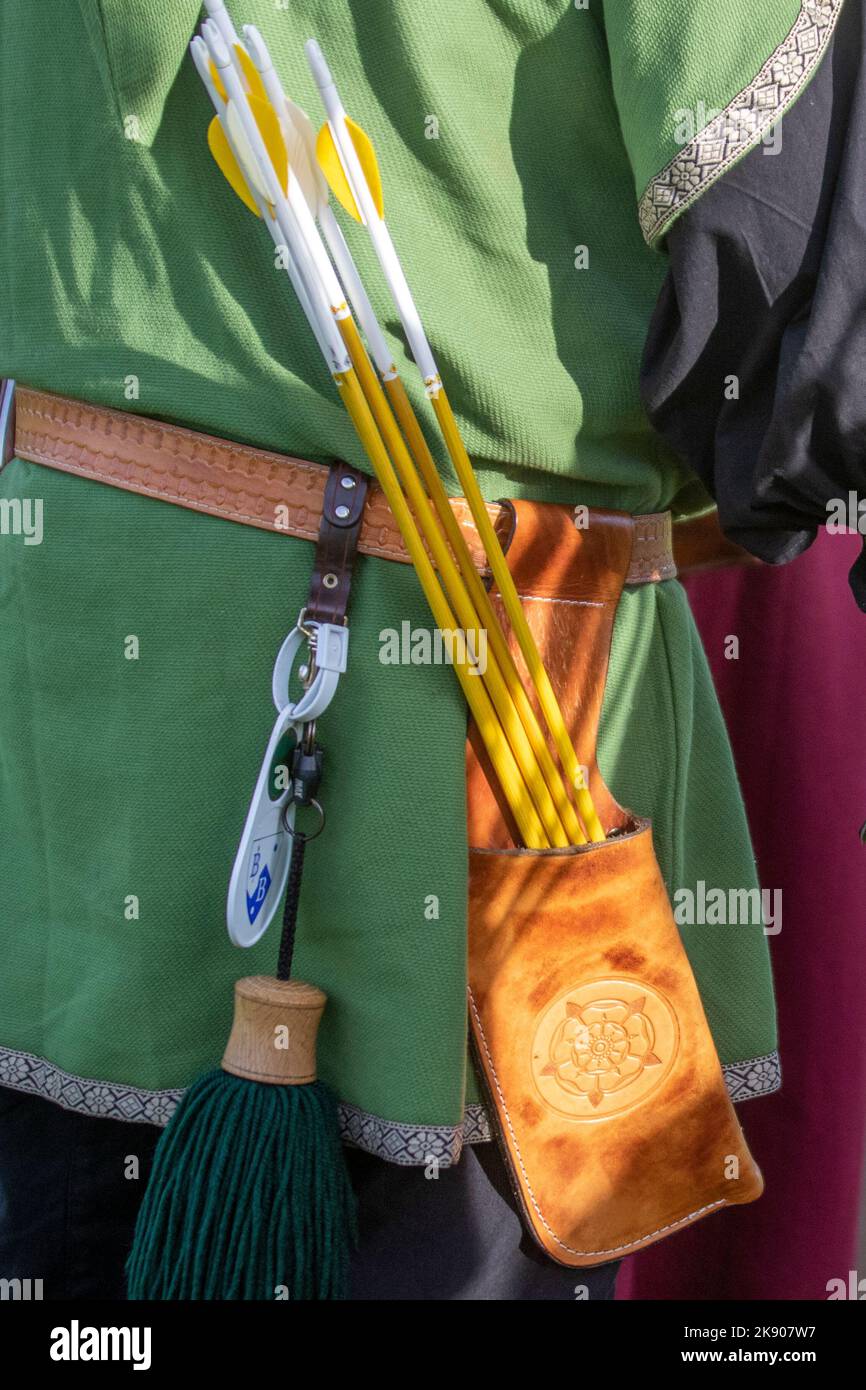 SAMLESBURY LONGBOW ARCHERS THE BATTLE OF AGINCOURT 1415 reenactment
