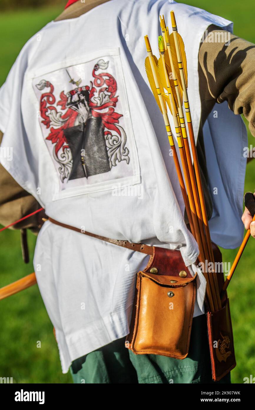 SAMLESBURY LONGBOW ARCHERS THE BATTLE OF AGINCOURT 1415 reenactment