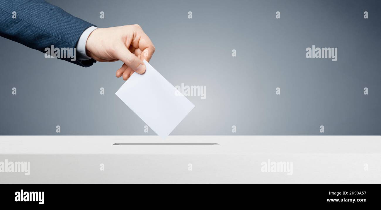 Voting and election concept. Making the right decision Stock Photo