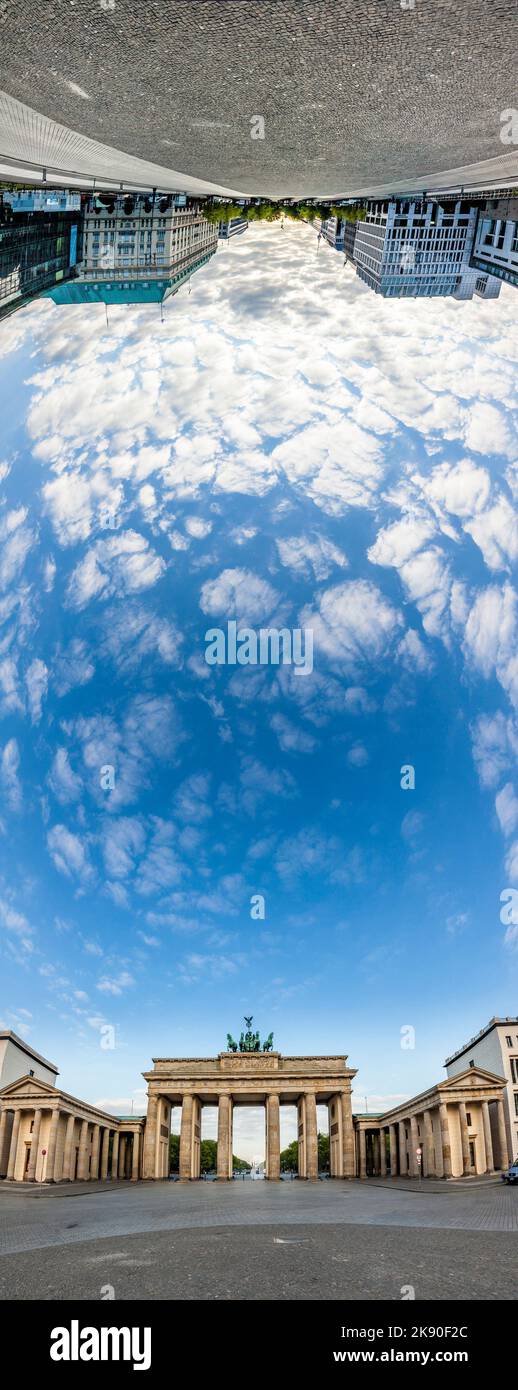 BERLIN, GERMANY - MAY 3, 2016 : The Brandenburg Gate an 18th-century ...