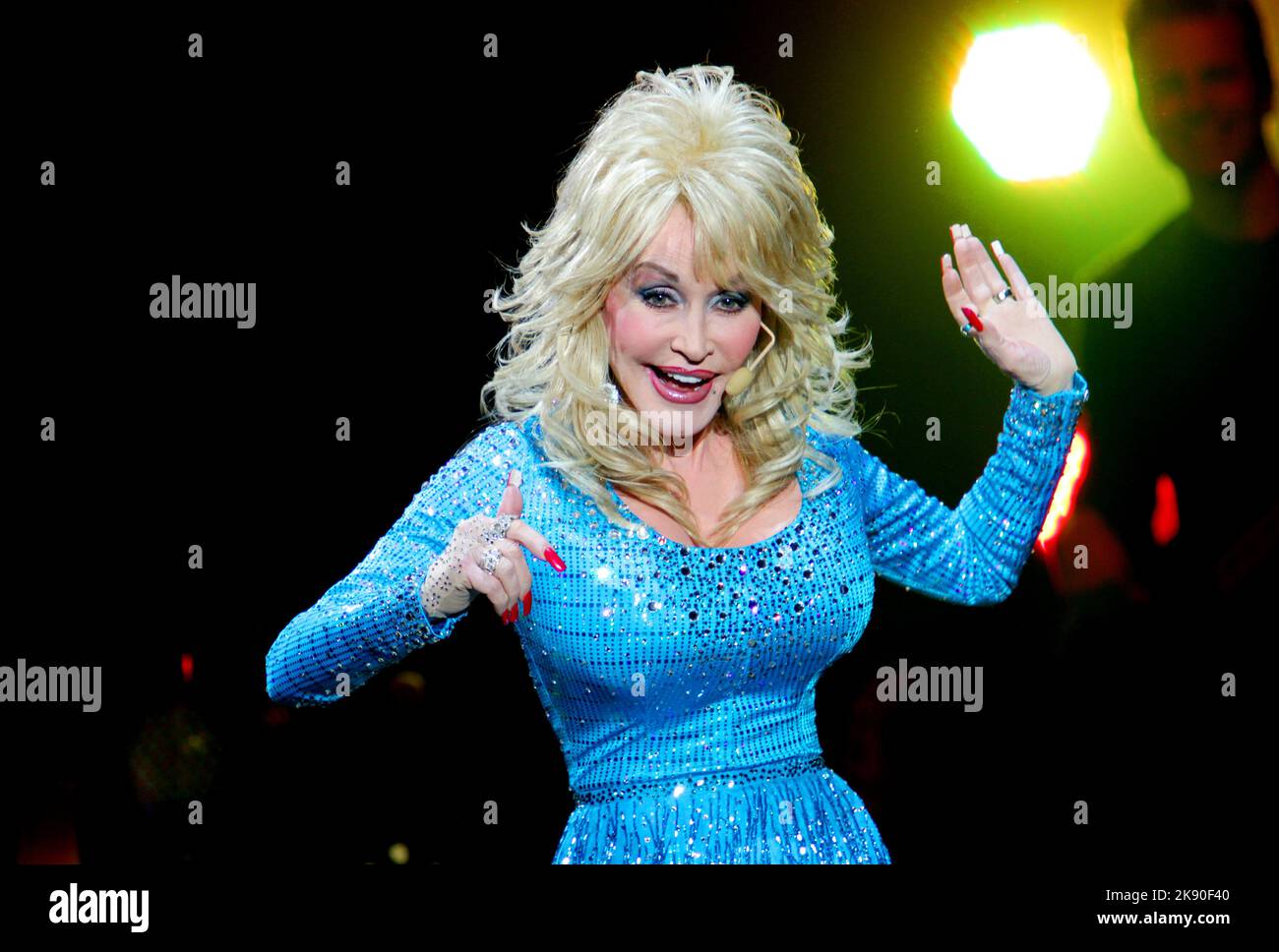 Dolly Parton performing at the Bournemouth International Centre, Bournemouth, UK. 06 Spetember 2011. Credit: Alamy/Charlie Raven Stock Photo