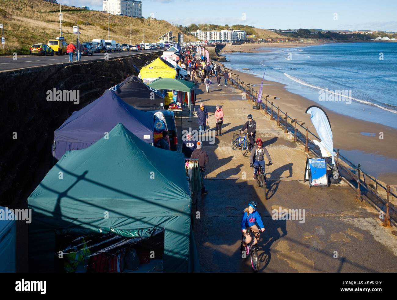 Surf Festival at North Bay, Scarborough Stock Photo