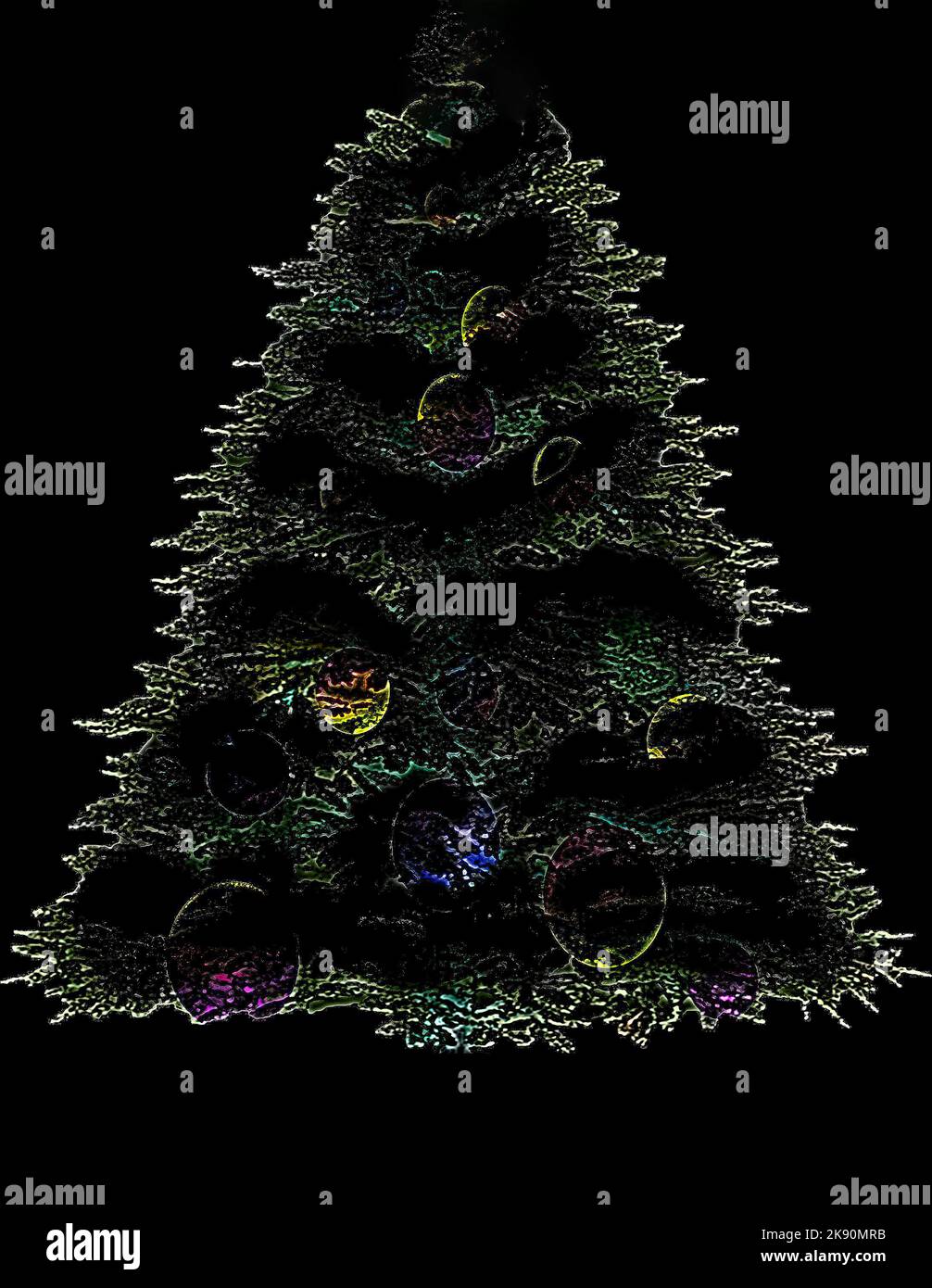 Weihnachtliche Motiv, Tanne, Weihnachtsbaum Stock Photo