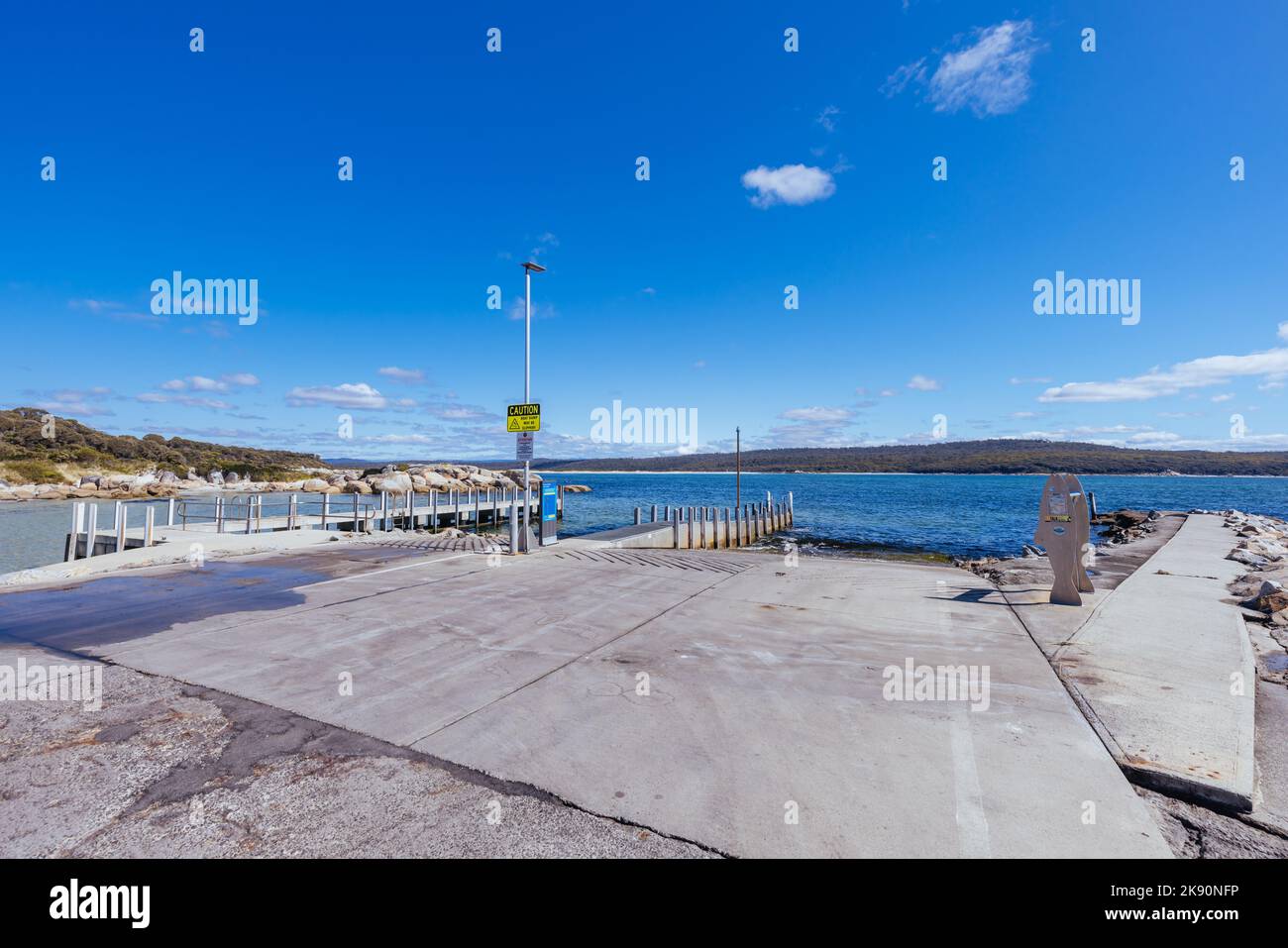 Landscape around Beerbarrel Beach and Burns Bay Rd boat ramp in Akaroa