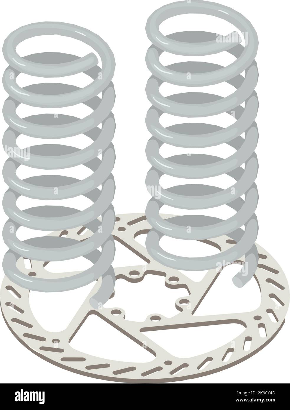 Coil spring replacement Stock Vector Images - Alamy