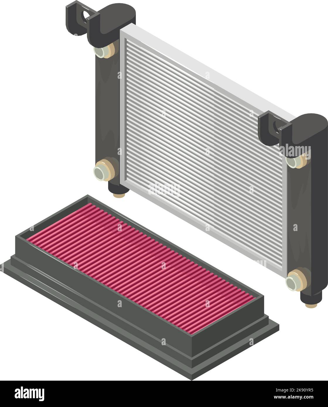 Ventilation and air filtration vector hi-res stock photography and ...