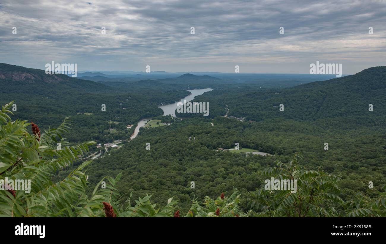 Aerial view chimney rock state hi-res stock photography and images - Alamy