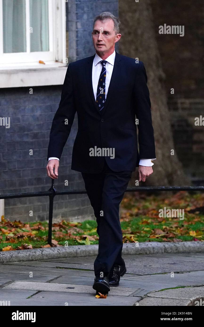 David TC Davies Arriving In Downing Street, London After Rishi Sunak ...