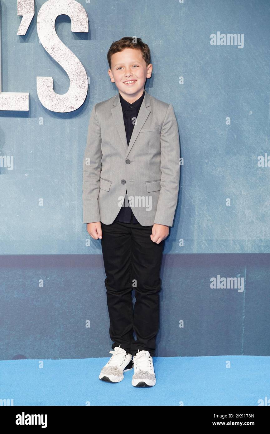 Benjamin Chivers attending the premiere of the new Amazon Original series  The Devil's Hour at Curzon Bloomsbury, London. Picture date: Tuesday  October 25, 2022 Stock Photo - Alamy