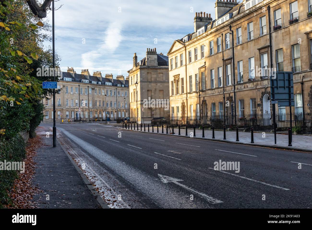 3 Storey elegant terraced houses in Sydney Place, Bath, Somerset, England, UK Stock Photo Alamy